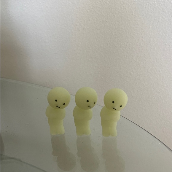 smiski Other - Smiski Trio GroupThink Work Series Glow-in-the-Dark Kids Toy Figures